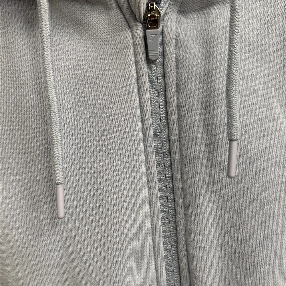 Light Blue Cropped GymShark Hoodie - Picture 3 of 5
